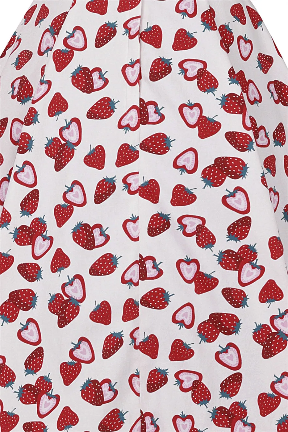 Alexa Strawberry Suspender Swing Skirt- ALMOST GONE!