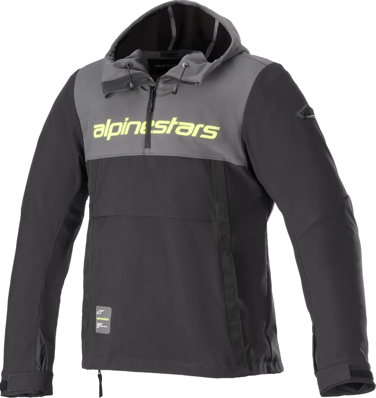 ALPINESTARS Sherpa Jacket - Black/Gray/Yellow - Large 4208123-9151-L