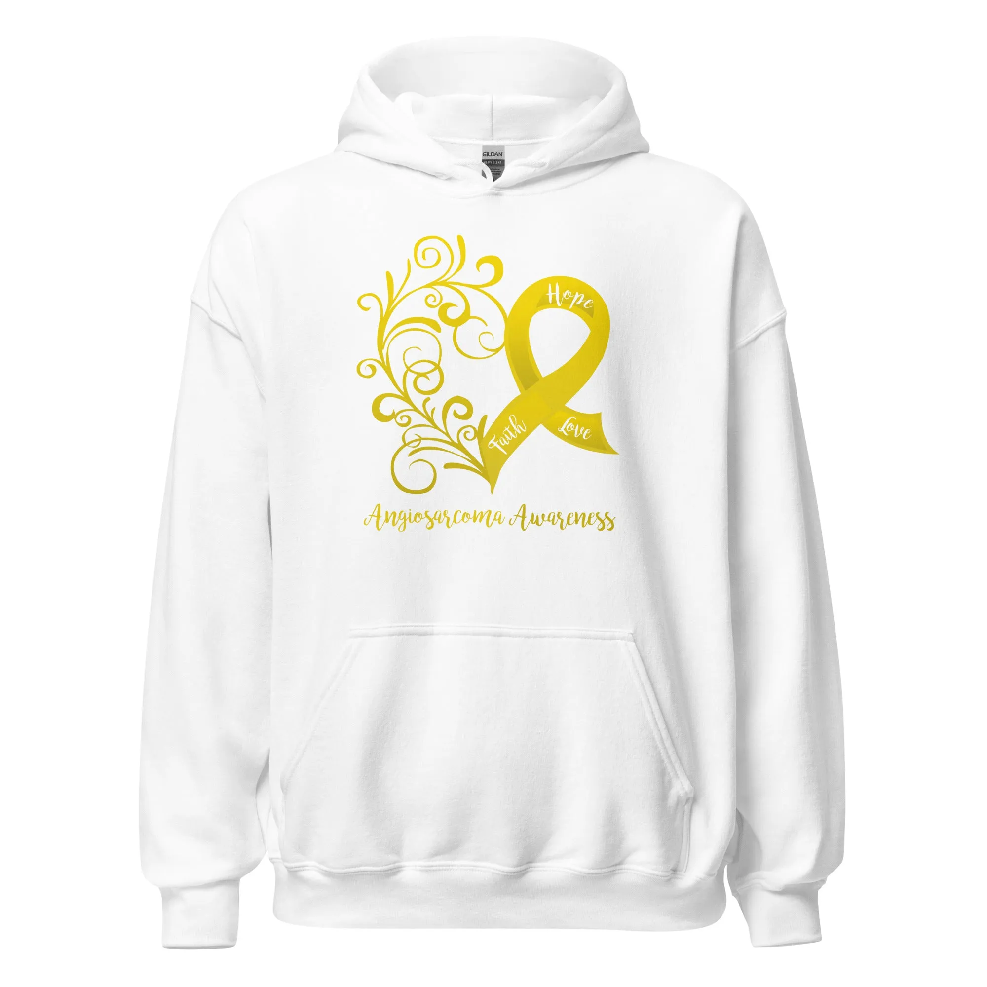 Angiosarcoma Awareness Heart Hoodie