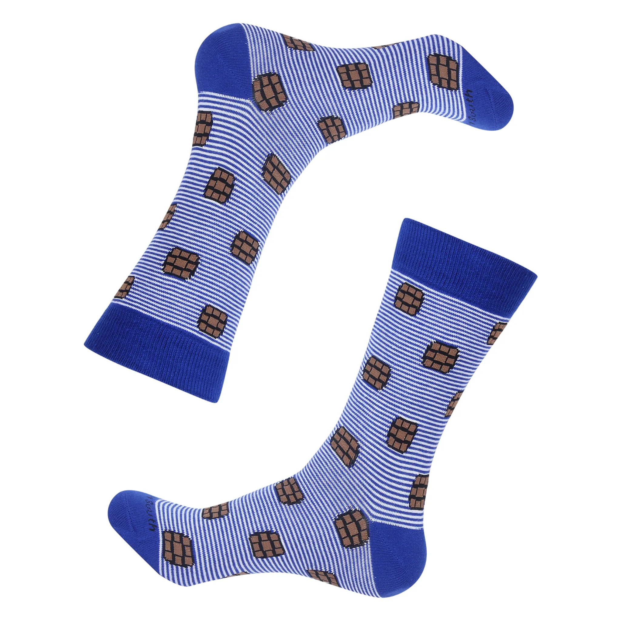 Dark Blue Bourbon Barrel Socks