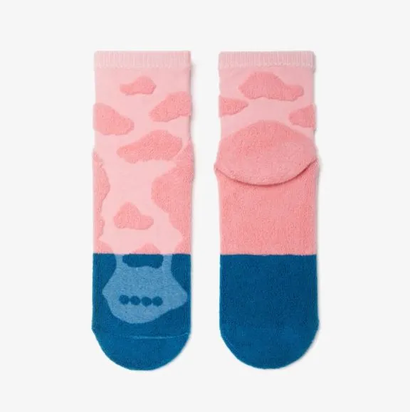 GOODPAIR SOCKS X KINDERGARDEN | Clooud Coral Socks: Colorful Patterned Socks