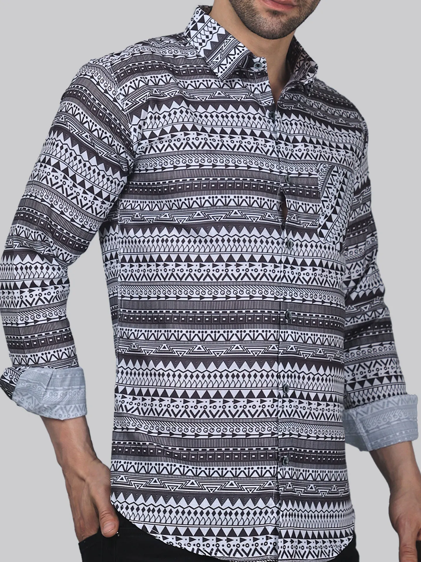 Pop-art Men's Printed Shirt