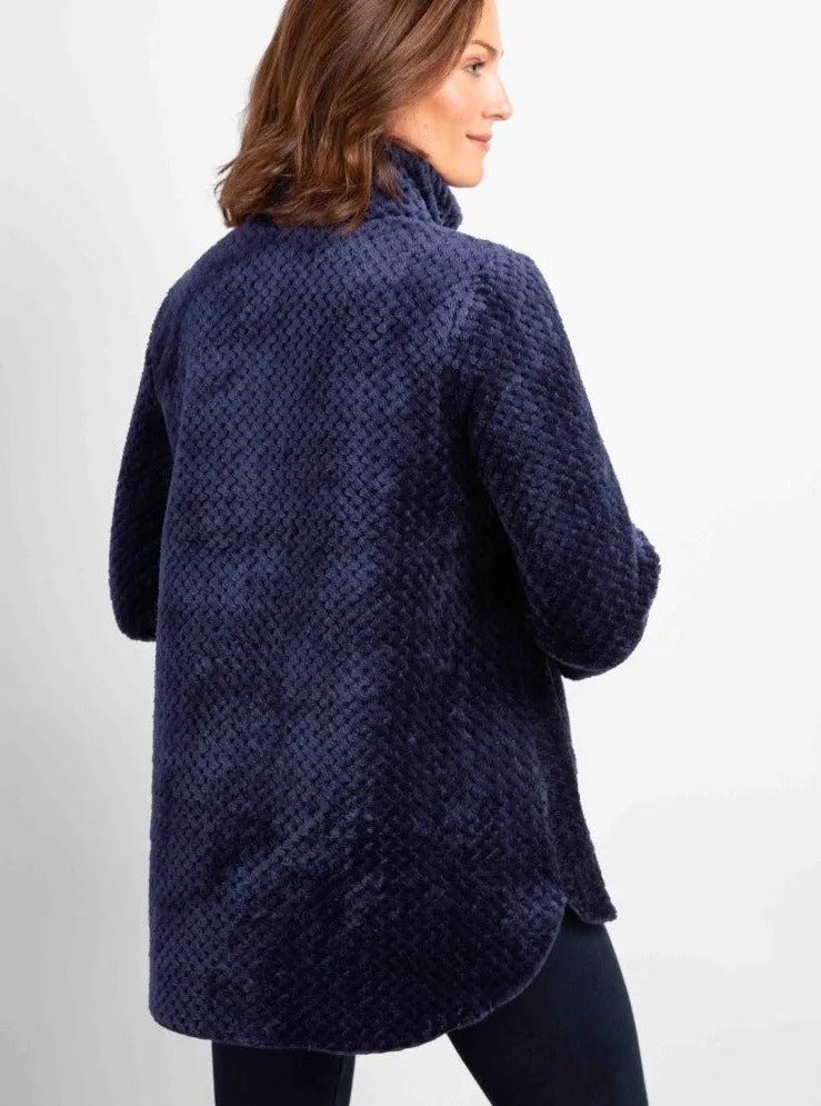 Sherpa Coat [Navy-42165]