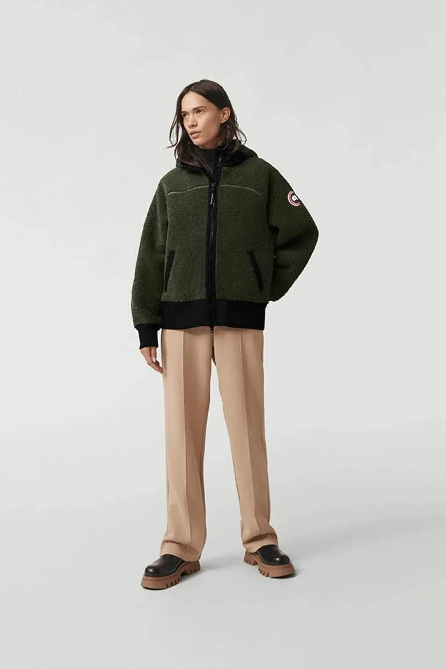 Simcoe Fleece Hoodie Dark Sage