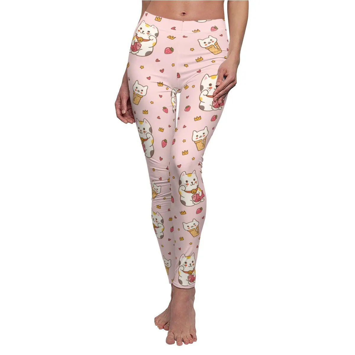 Strawberry Cat Leggings