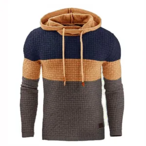 West Louis Designer Patchwork Streetwear Hooded Sweatshirt