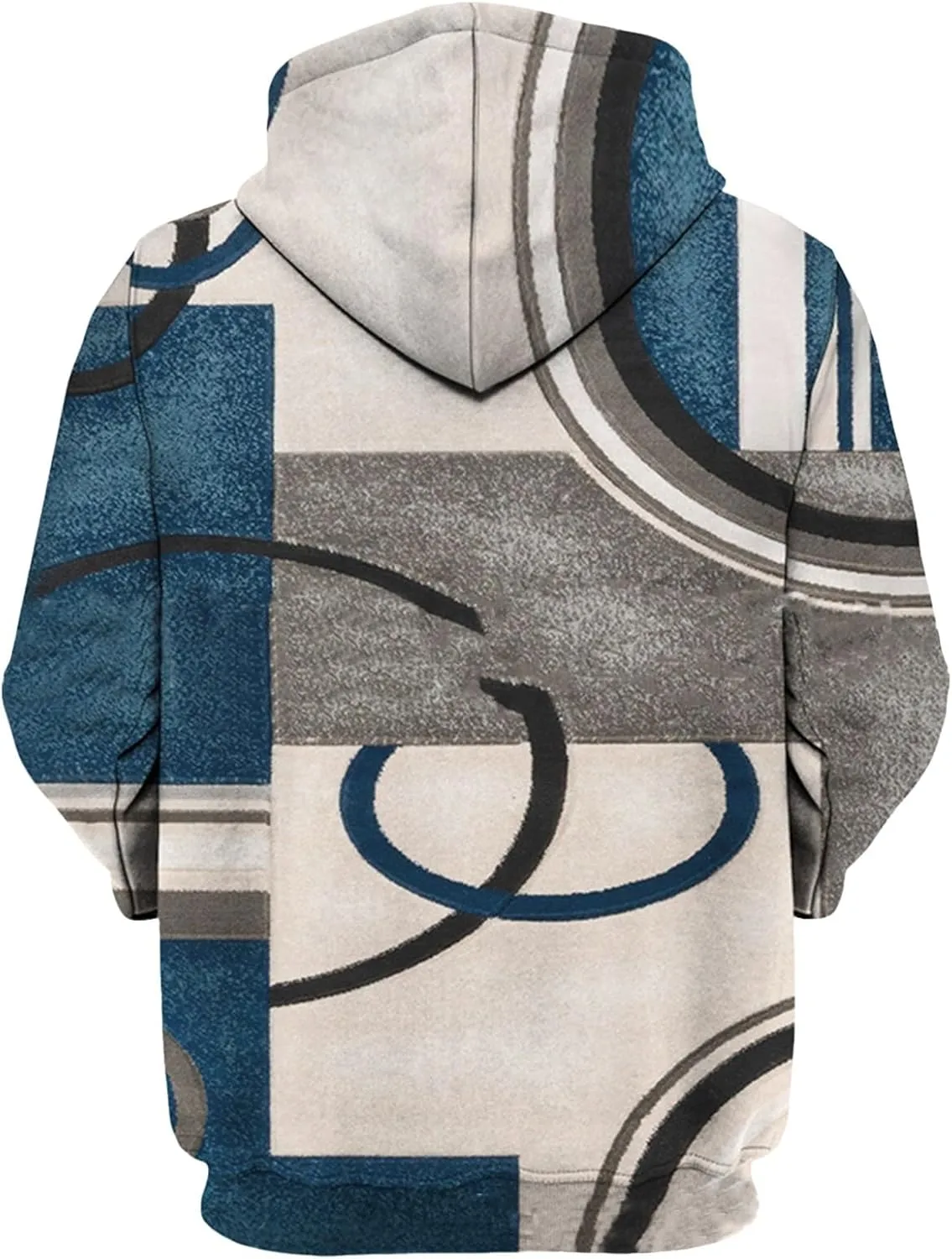 XIAXOGOOL Men's Athletic Hoodies Big Tall 3D Graphic Hooded Sweatshrit For Men Women Unisex Casual Funny Long Sleeve Pullover